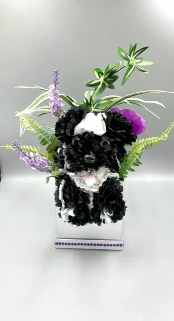 Doggy Flower Arrangements